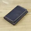 Card Holders Handmade Leather Wallet Holder Men Small Purse Credit ID Women Business MC-412