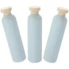Lagringsflaskor 3 st resor läcka bevis hårkonditioneringare pressa toalettartiklar påfyllningsbar schampo flytande dispenser