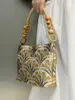 Shoulder Bags Luxury Vintage Embroidery Floral Handbag Bohemian Underarm Purse Small Summer Beach Cloth Tote Bagstylisheendibags