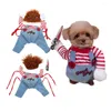 Costumes pour chats, vêtements pour chiens, Costume d'halloween pour animaux de compagnie, manteaux pour animaux de compagnie, vêtements de fête de noël, Cosplay