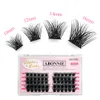 Faux Cils Grappes DIY Volume Extensions C D Curl Segmenté Premade Volume Fans Russe Lashes Bundles Maquillage