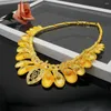 Necklace Earrings Set Jewellery Sets Dubai Gold Color Ornament For Women Bracelet Ring African Wedding Wife Gifts Jewelery