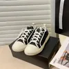 Designer biscuits shoes embroidered canvas sports fashion dress shoes designer shoe black white stitching casual shoes