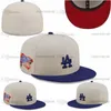 Męski baseball pełne zamknięte czapki litera zielona kolor Kolor La Men Women Grey Blue Brim Visor All Teams Sport 2023 World Fitted Hats Ed Series „Love Hustle