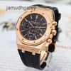 Ap Swiss Luxury Wrist Watches Royal Ap Oak 26320or Men's Watch Automatic Mechanical Watch Rose Gold Time Paper Card Set 9QGT