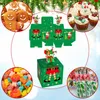 Juldekorationer Goody Candy Boxes for Gift Giving Xmas Treat Cookie Tins Holiday Capopa Paper Holder Party Favor Supplie Oth1Z