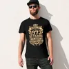 T-shirts pour hommes 100% coton fabriqués en 1973 50 ans d'être génial 50e anniversaire nouveauté t-shirt Streetwear femmes décontracté Harajuku 230406