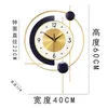 Wall Clocks Silent Gold Hanging Clock Big Size Modern Retro Nordic Large Reloj Decorativo Room Decoration