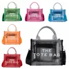 bolsa de grife marc the tote Bolsas de grife bolsas femininas verão moda all-match Shopper ombro couro bolsas transparentes