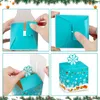 Decorazioni natalizie Scatole regalo 3D Simpatico regalo di Natale Bomboniera di carta Dolcetti di caramelle Sacchetti da dessert Contenitori di biscotti per dare Drop Del Otcxe