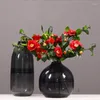 Dekorativa blommor Vackra simulering Camellia Single Living Room Table Decoration Home Shopping Mall Flower Arrangement Props