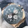 Ap Orologi da polso svizzeri di lusso Royal Ap Oak Offshore Serie 26420or Anello in ceramica Oro rosa 18 carati Materiale Tempo Orologio meccanico automatico da uomo 44mm 2022 Completo Se W0ZU