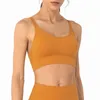 Lululemenly Women Sports Bra Tops Cew Neck Fintness Ribber Tank Vest Skinfryfurly Workout Breatble CrisscrossクイックドライトップメスDS1483