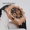 Ap Swiss Orologi da polso di lusso Epic Royal Ap Oak Series 26331or Orologio da uomo Cronografo in oro rosa 18 carati Orologio meccanico automatico svizzero Set completo di lusso Diametri 41 JX3Q