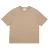 Amisweater France Designers Am I 2023SS Spring Classic Heart Solid Color Big Love Round Neck Short Sleeve TシャツTシャツTシャツとFHXB