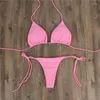 Damenbadebekleidung Sexy Frauen Einstellbare Sommer Stil Dame Bandage Bikini Set Push-up-BH Badeanzug Brasilianischer Biquini Badeanzug