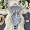 NXY Women Slim Korean Rompers korte mouw o nek solide jumpsuit nieuwe herfst sexy mode bodycon streetwear bodysuit 230328