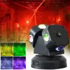 Luces de cabeza móviles Nuevo 120W LED 2 cabezas Fenghuo Rueda Faro móvil Mini DMX RGB Luz láser DJ Disco Etapa Boda Música Fiesta Bar Luz de escenario Q231107