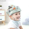 Pillows Adjustable Baby Toddler Hat Anti-collision Protective Cap Baby Safety Helmet Soft Comfortable Head Security Protection BonnetL231107