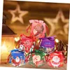 クリスマスデコレーションボックスアップルボックスギフトパッケージチョコレートグッズラップバッグホルダー装飾ケーキ装飾キャンディーギフトパッケージBri Otadq