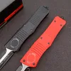 US Style Signature Series Cerberus D/E Automatic Knife 3.77" D2 Steel Blade,Aluminum alloy Handle, Camping Outdoor Tactical Combat Self-defense Knives EDC Pocket Tool