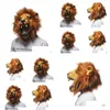 Masques de fête Halloween Props Adt Angry Lion Head Masques Animal FL Latex Mascarade Fête d'anniversaire Masque Drop Livraison Maison Jardin Fe Dhcul