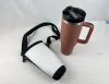 Sublimation Wiederverwendbare Iced Coffee Cup Sleeve Neopren Isolierte Sleeves Cups Cover Halter Idee für 40oz mit Griff FY5645 E0411