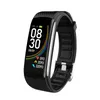 C6S 0.96 pouces étanche fréquence cardiaque tensiomètre Fitness Bracelet intelligent