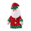 Juldekorationer Santa Claus Snowman Wine Bottle Cover Dinner Xmas Table Decor Gift IC893714