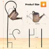 Lawn Lamps Solar Watering Can Light Hangende waterval Lamp Waterdichte buitentuin Decor Yard veranda veranda gazon achtertuin landschap sun led lamp p230406