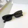 Sonnenbrille Retro Katzenauge kleiner Rahmen trendige Brille schwarz schmal personalisiert dekorativ