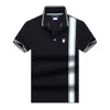 Camisa polo de designer de luxo moda coelho bordado camisa polo masculina high street polo