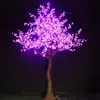 Naturalny TRUNK LED LED sztuczny Cherry Blossom Tree Światło Świąteczne światło 1,5 m ~ 2,5 m wysokości 110/220V