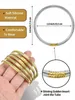 Bangle 5 pc's/set jelly lederen armband vriendschap dames siliconen kerstcadeau pulseras de hombre y mujer