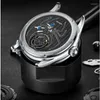 Montres-bracelets 42.5mm Mens AESOP Squelette Tourbillon Montre Mécanique Saphir Grand Cadran Remontage Manuel Machines Mouvement Hommes Montre-Bracelet