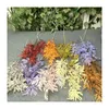 Decoratieve bloemen kransen 86 cm lange blad kunstmatige planten bruiloft feest decor zijden hang gras