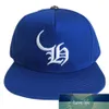 Été marque de mode Hip Hop chapeau hommes Ch blanc cuir croix bleu casquette de Baseball décontracté tout match Couple culminé Cap315t