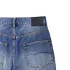 Kvinnors jeans denim nio minuters byxor casual mode 2024 Fall 1023