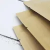 100 stks open top vacuümzakken kraft bruin papier pakket zak heat seal klep verpakking zakken voedsel opslag verpakking pouch Ucctr