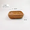Decorative Figurines Old Coconut Wood Long Plate Big Bowl Whole Making Large Tray Creative Boat-shaped Wooden Dim Sum Tableware