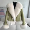 女性の毛皮の女性模倣コート韓国ファッション秋の冬ジャケットウォームショートコート女性服トップアウターウェア
