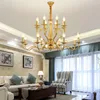 Chandeliers Kitchen Industrial Plating Iron Chandelier Lighting 6-16 Pcs Gold Led Candelabra Bar Vintage Dining Room Life Daily