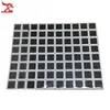 80st Plast Square Löst diamant Display Package Box White Gem Case Black Memory Foam Pad Beads Pendant Box Showcase 3 3 2CM2741