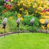 LAWN LAMPS Novelty Solar Garden Lights Owl Ornament Solar Lamp utomhus LED Ljus Energibesparande Lätt Portable Night Light Decor P230406