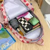 Sacos escolares menina de alta capacidade náilon kawaii impressão senhora saco à prova dwaterproof água mulheres portátil livro feminino viagem faculdade mochila moda