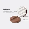 Lampada da Parete Luce Notturna a Led in Legno Batteria Ricaricabile Integrata da 500 Mah Sensore Corpo Intelligente