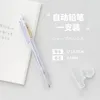 2Pcs Japanese Stationery Translucent Automatic Pencil For Writing 0.5mm Mechanical School Supplies