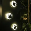 Lampy trawnikowe LED Solar Garden Light Outdood Waterpood Decoration Decoration Desor Pies Animal Paw Light