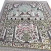 Tapijt Moslimdeken Gebed Tapete met Tassel Islamitische Mat Qibla Portable Embroidery Home Decoratie 70x110cm 230406