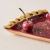Dekoratif Figürinler Nordic Seramik Karpuz Elma Küçük Mücevher Yemeği Küpe Çember Yüzük Depolama Tabakları Meyve Tatlı Ekran Kasesi